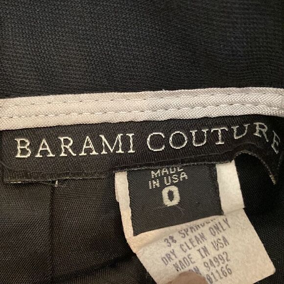 Barami Couture Black Career skirt size 0 - Picture 3 of 4